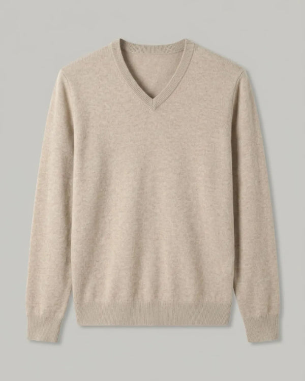 Suéter Gola V Masculino 100% Cashmere