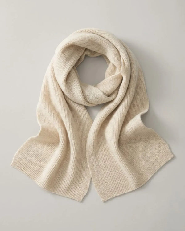 Cachecol Crista Ribbed Feminino 100% Cashmere