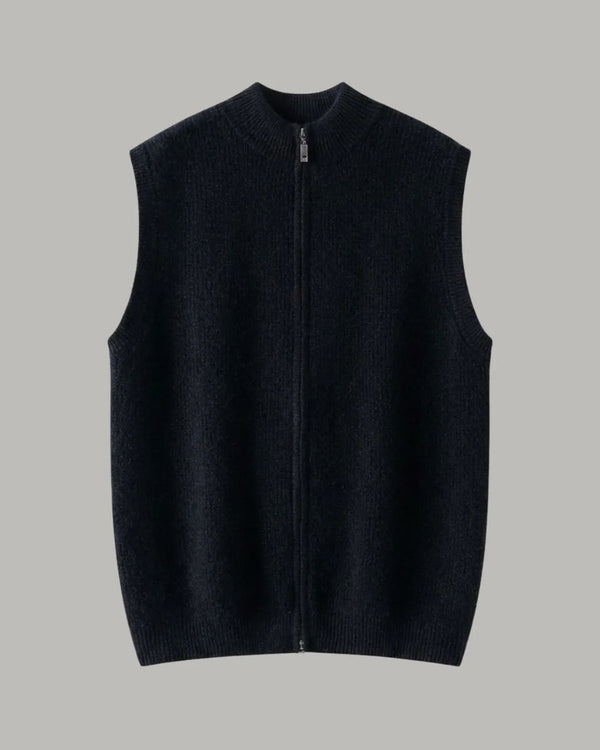 Colete_Domo_Zip_Masculino_100_Cashmere_
