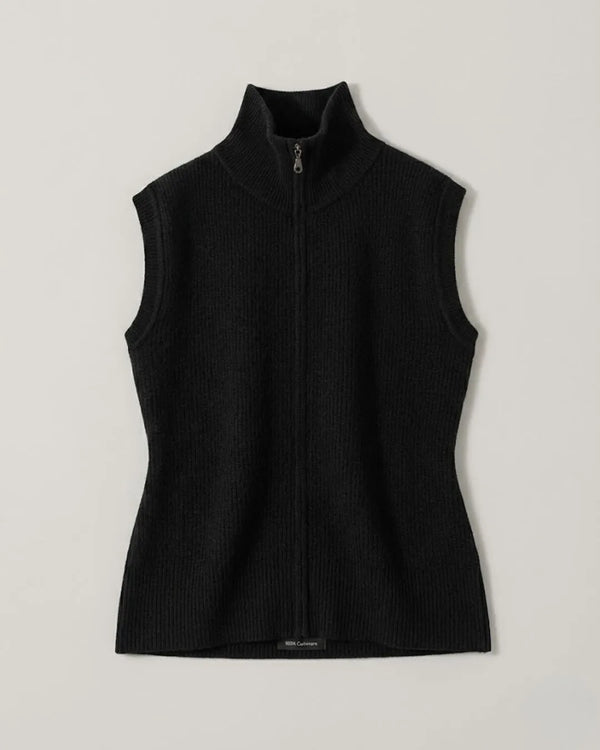 Colete_Encosta_Ribbed-Zip_Feminino_100_Cashmere_