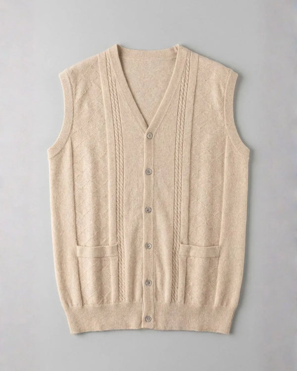 Colete Mirante Masculino 100% Cashmere