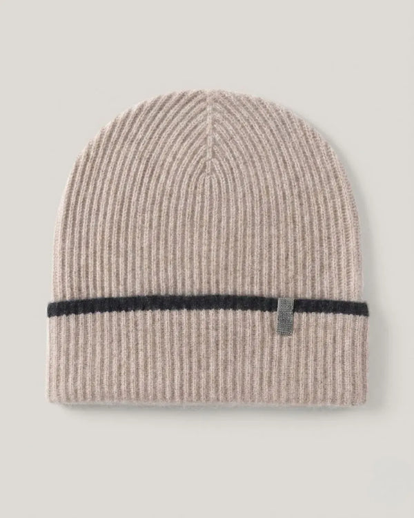 Gorro Pico Ribbed Feminino 100% Cashmere