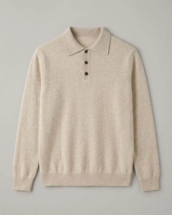 Polo Alpino Classic Masculino 100% Cashmere
