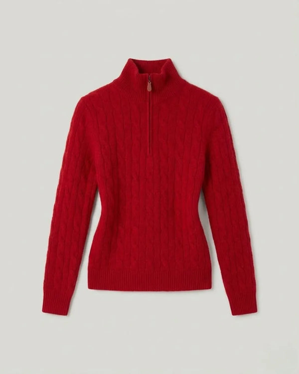 Pulover_Geada_Cable-Zip_Feminino_100_Cashmere_