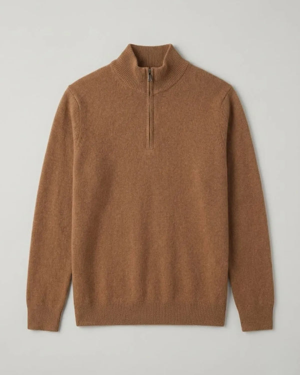 Pulover_Plato_Half-Zip_Masculino_100_Cashmere_