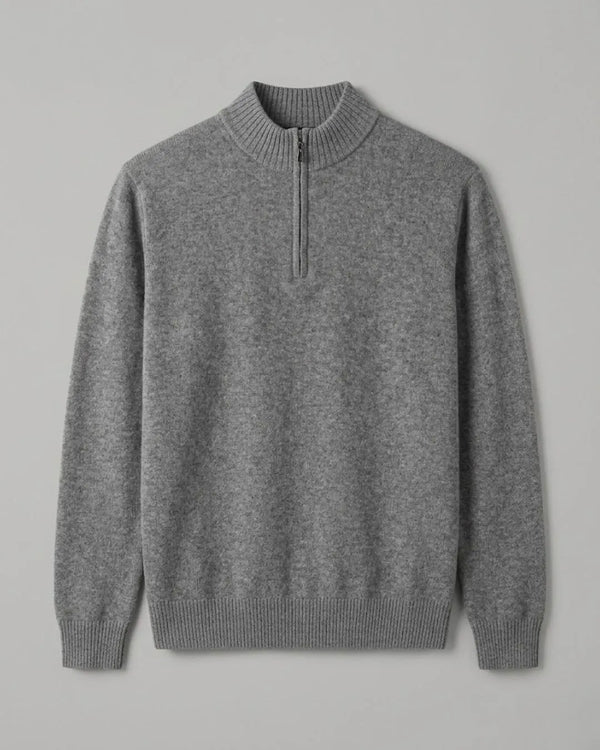 Pulover_Vertente_Quarter-Zip_Masculino_100_Cashmere_
