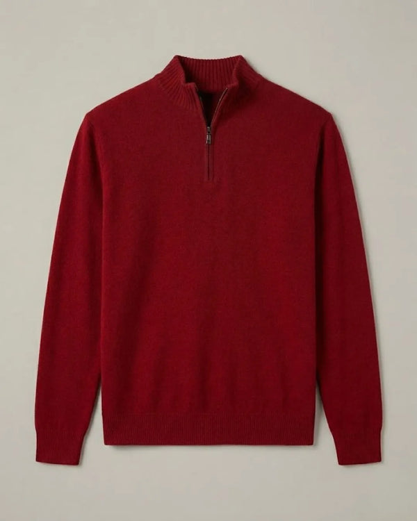 Pulover_Vertente_Quarter-Zip_Masculino_100_Cashmere_