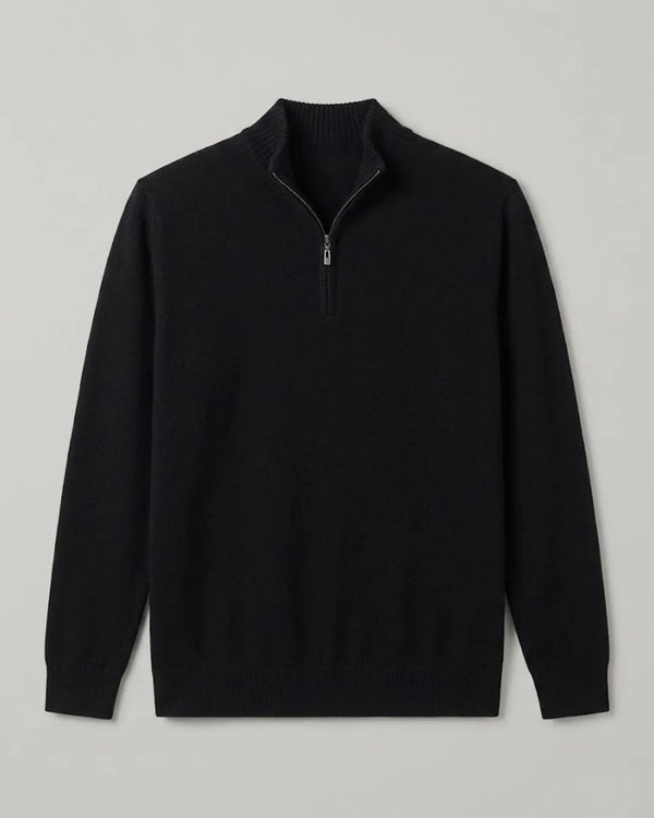 Pulover_Vertente_Quarter-Zip_Masculino_100_Cashmere_