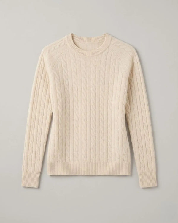 Suéter Brisa Cable Feminino 100% Cashmere