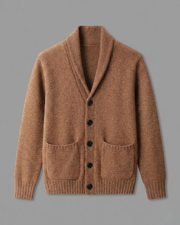 Suéter Colina Cardigan Masculino 100% Cashmere