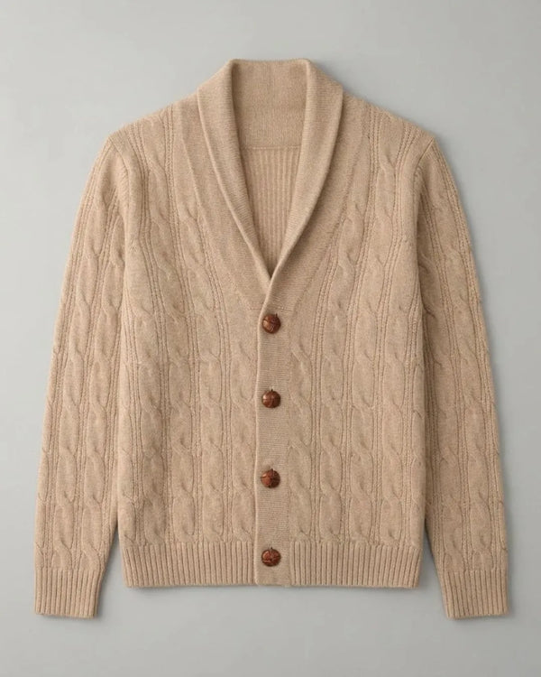 Suéter Encosta Cable Masculino 100% Cashmere