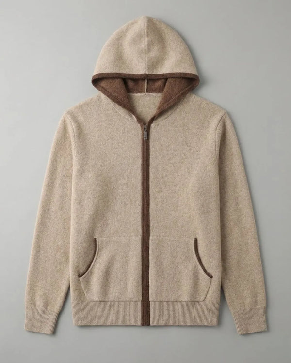 Suéter Monte Full-Zip Masculino 100% Cashmere