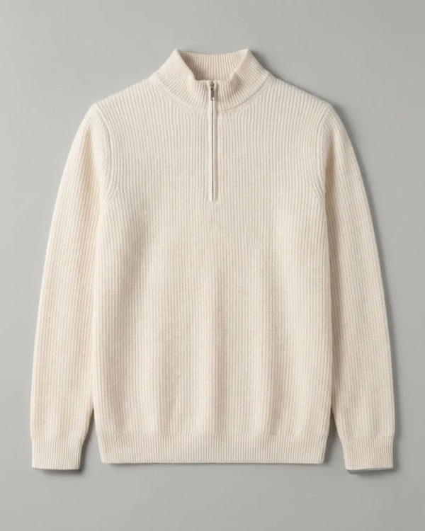 Suéter Vértice Ribbed Masculino 100% Cashmere